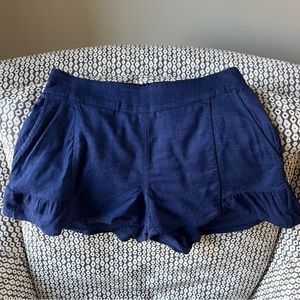 Vineyard Vines - Navy Ruffle Short